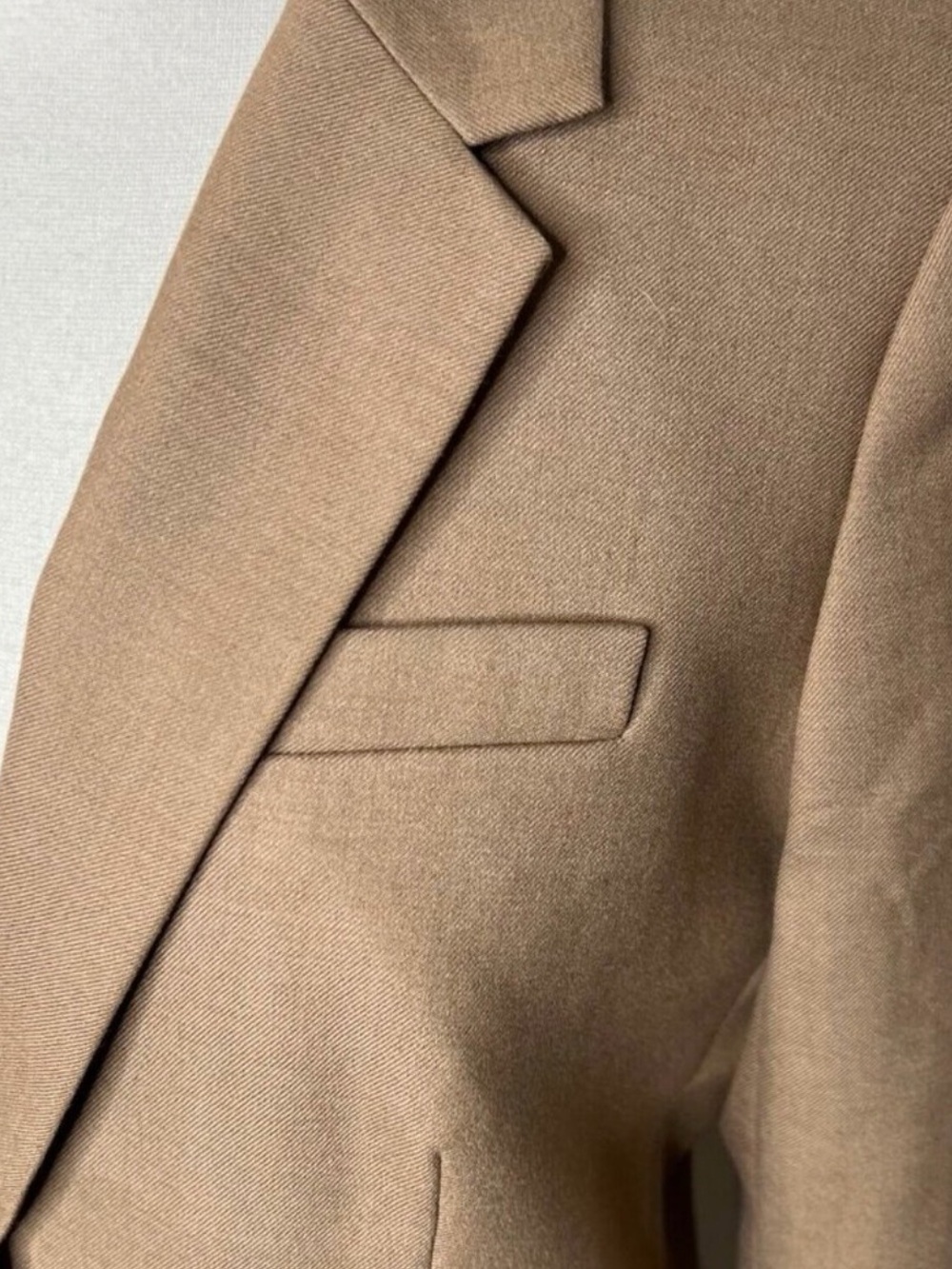 J.Crew Schoolboy Blazer Camel Tan Gold Crest Buttons NWT Size 12 - Picture 5 of 8